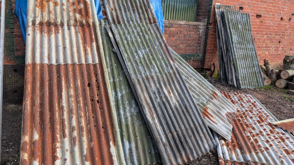 More corrugated sheets than I know what to do with.