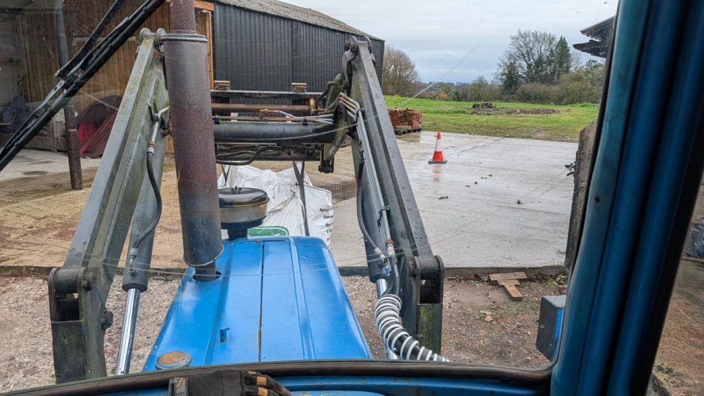Who needs a wheelbarrow when you have a tractor?