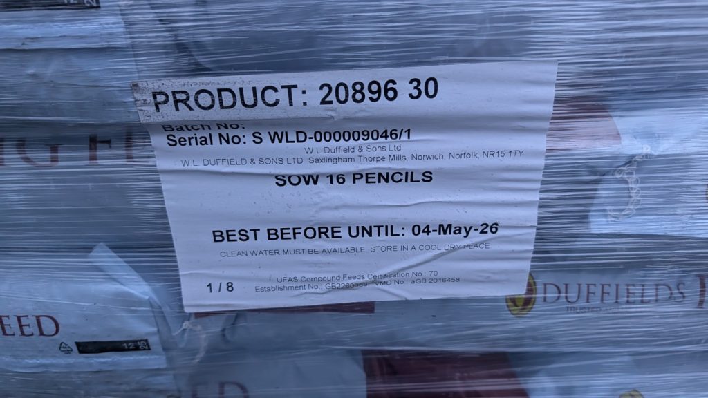 A whole pallet of sow pencils, a serious investment.